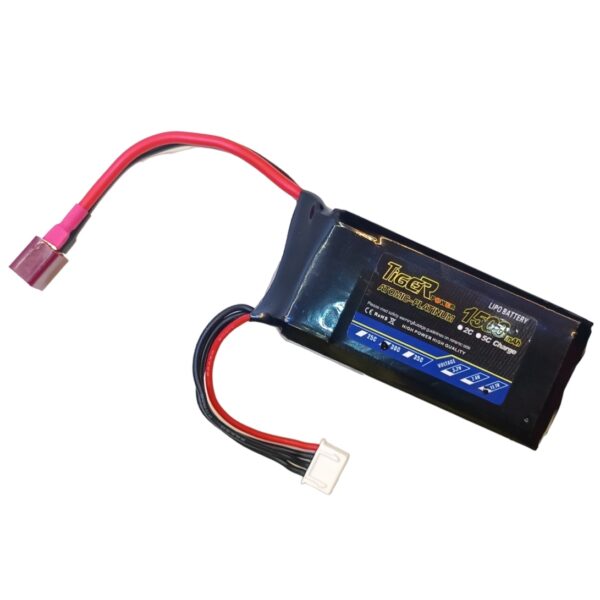 1500mAh Tiger 3S 11.1v 30C Lipo Battery - Image 2