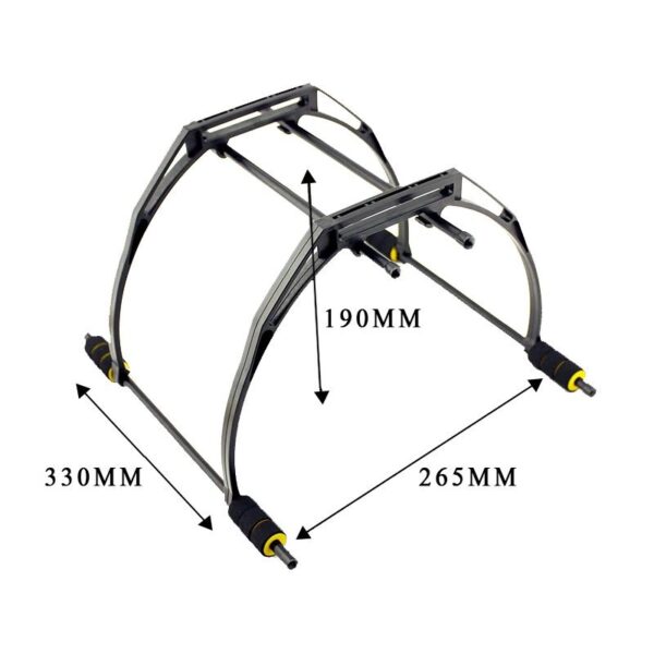 Landing Gear with Gimbal/Battery Rack for F450/F550/X550 Frame