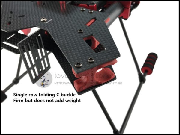 JMRRC Alien H4 Foldable Carbon Fiber Quad Frame - Image 5