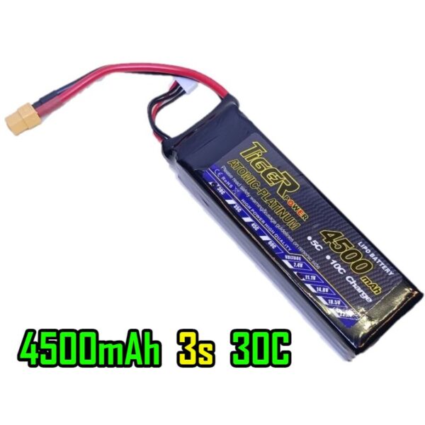 4500mAh Tiger 3S 11.1v 30C Lipo Battery