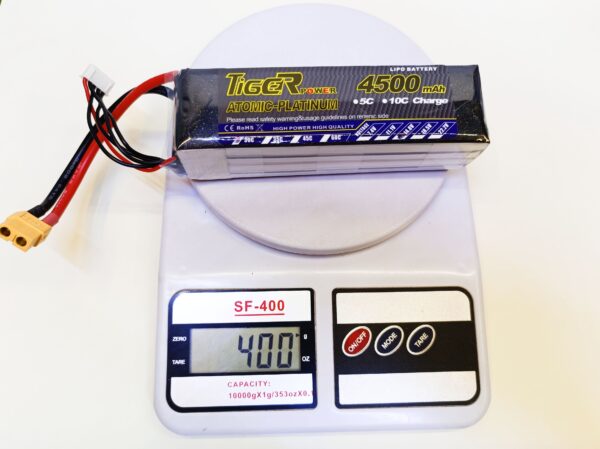 4500mAh Tiger 4S 14.8v 30C Lipo Battery - Image 2