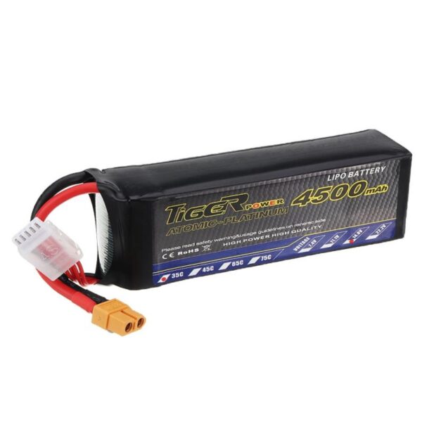 4500mAh Tiger 4S 14.8v 30C Lipo Battery