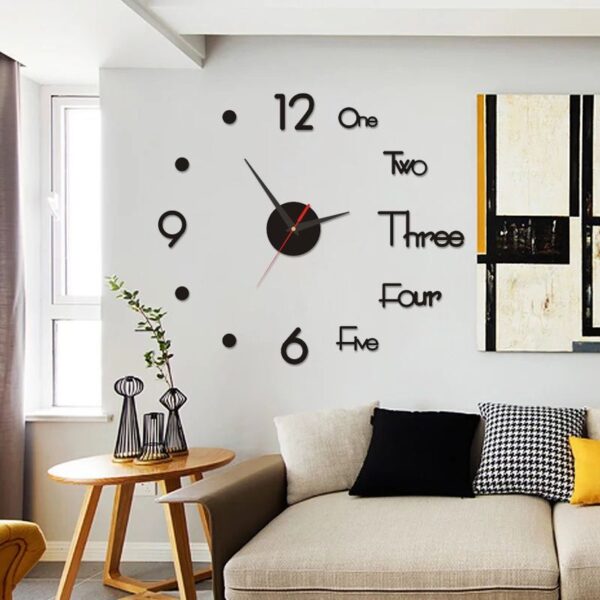 DIY Acrylic Wall Clock