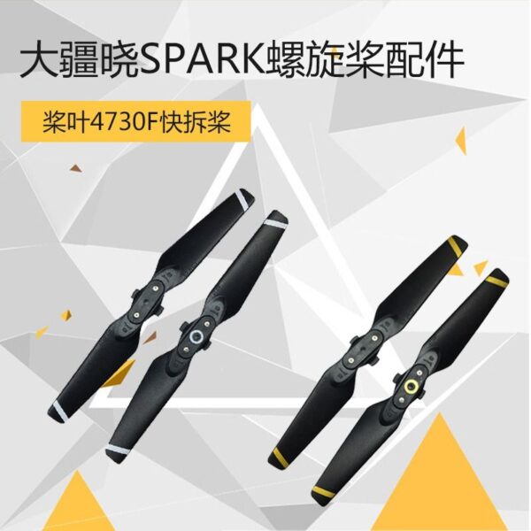 DJI Spark Replacement Quick-Release Propellers 4730F (1 Pair) - Image 3