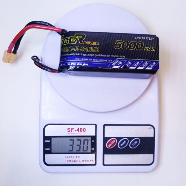 5000mAh Tiger 3S 11.1v 30C Lipo Battery - Image 3