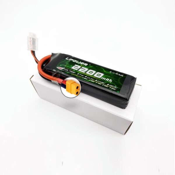 LIPOWER 11.1V 3S 2200mAh 35C lipo Battery for RC