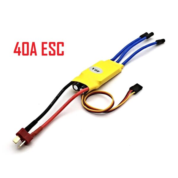 40A ESC with 5V/3A BEC for Brushless DC Motor