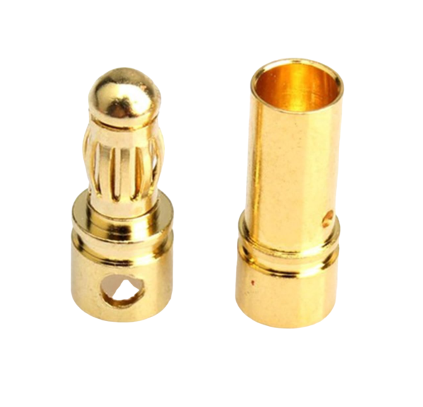 3.5mm Gold Bullet Banana Connector (pair)