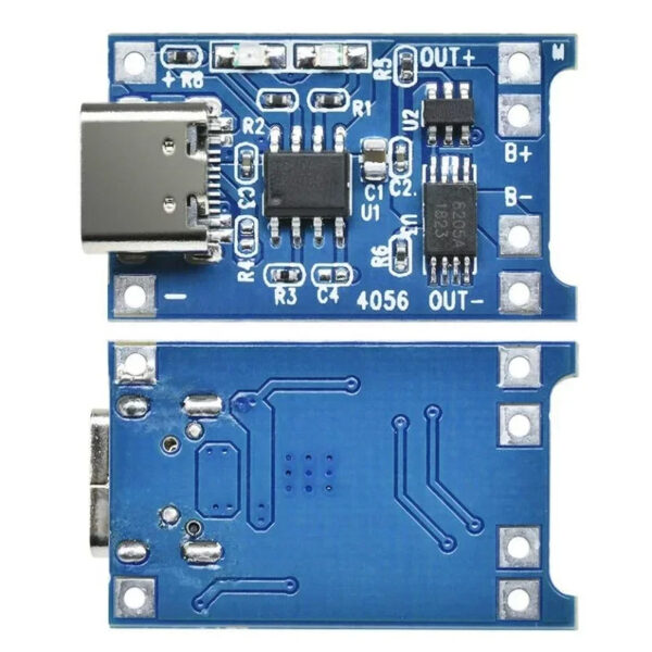 TYPE-B/TYPE-C TP4056 Dual Functions Lithium Battery Charger Module