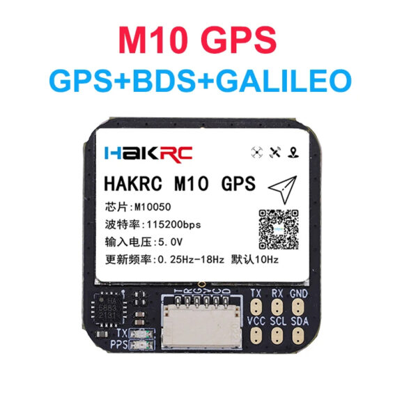 HAKRC M10 GPS Module with Compass for FPV