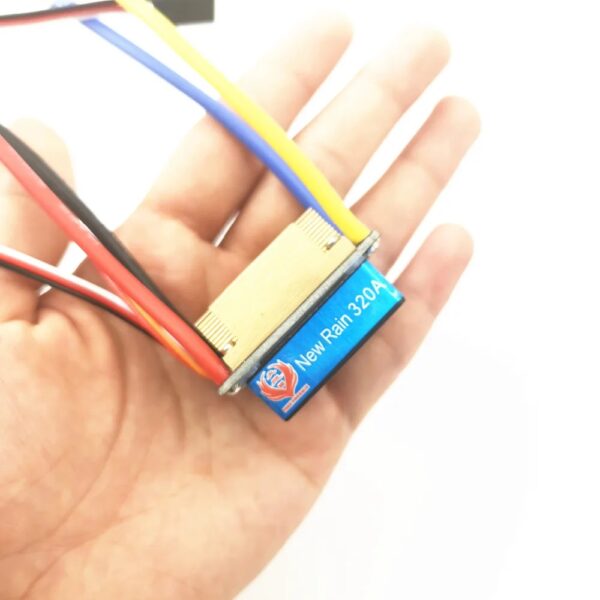 New Rain 320A Brushed ESC with Cooling Fan - Image 3