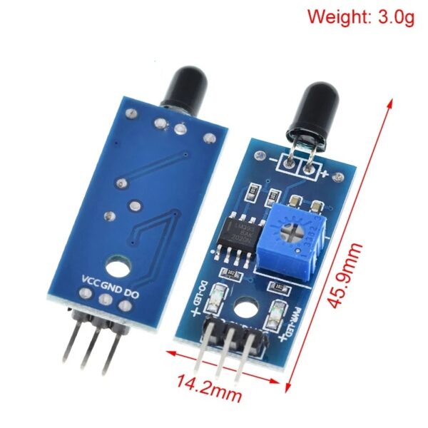 Infrared Flame Detection Sensor Module - Image 4