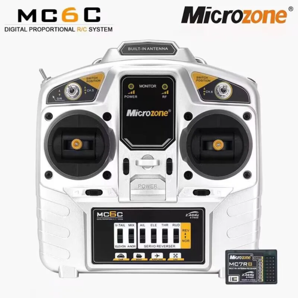 MicroZone MC6C 2.4G 6CH Transmitter with Receiver