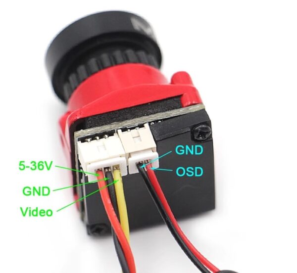 FPV Camera 1800TVL 2.1mm FOV 165° - Image 3