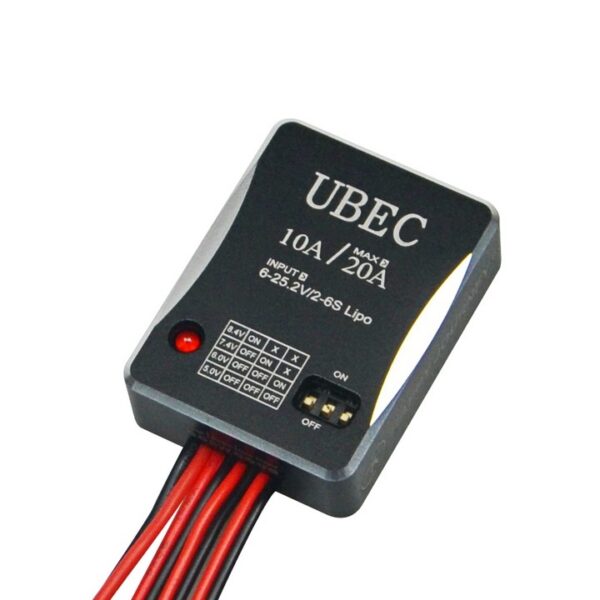 10A UBEC 2-6S multi Output for RC Airplanes - Image 3