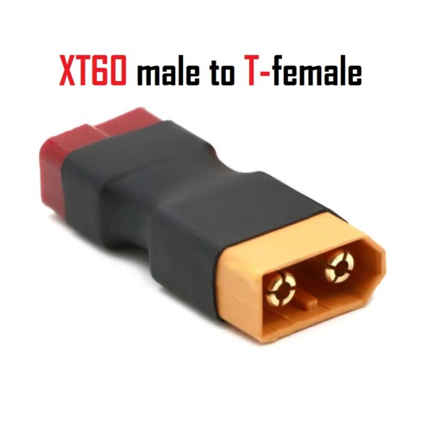 XT60 Male to T Plug Female Adapter for LiPo Battery