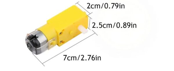 Yellow DC Gear TT Motor - Image 3