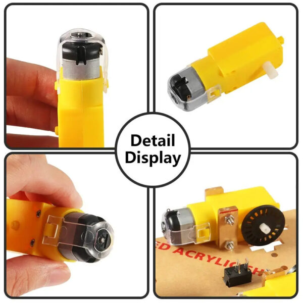 Yellow DC Gear TT Motor - Image 2