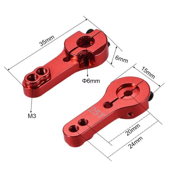 25T M3 Metal Servo Arm Horn for Servo Motor - Image 4