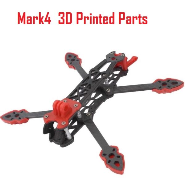 3D Printed Parts for Mark 4 Racing Drone Frame