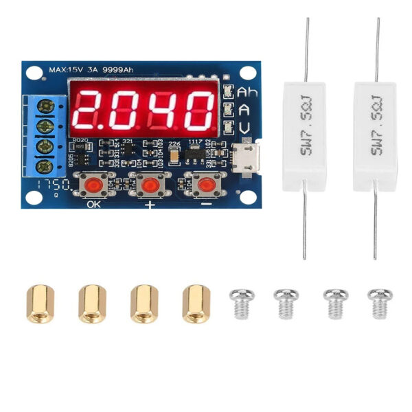 Battery Capacity Tester ZB2L3 with LED Display