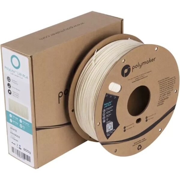 Polymaker LW-PLA Lightweight Low Density PLA Filament for 3D Printing