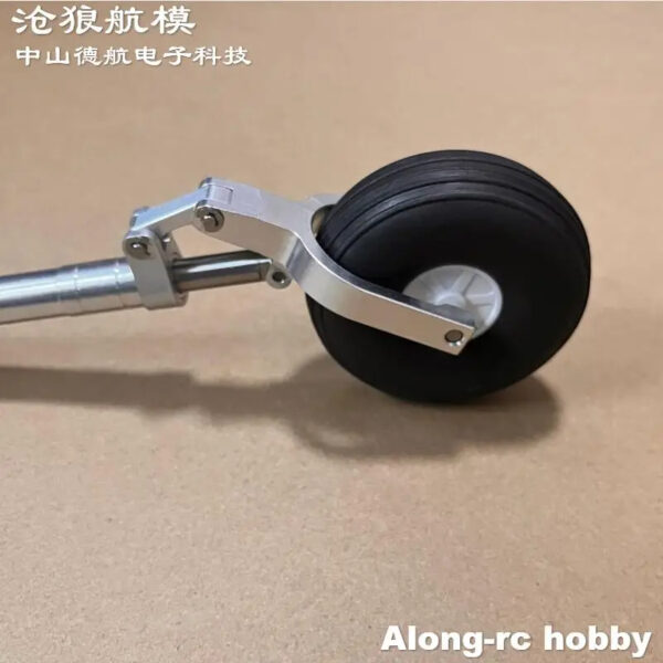 Front landing Gear Wheel with Suspension for DIY RC Plane Parts - Image 4