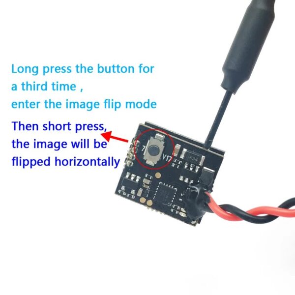 MINI AIO FPV Camera with 5.8G 25mW Video transmitter for FPV Drone - Image 4