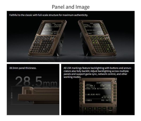 WINWING PFP 7 CDU PMDG Flight Control Simulator for X-Plane MSFS - Image 3