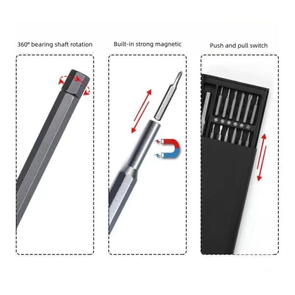 Magnetic Screwdriver Set (24 in 1) - Image 4
