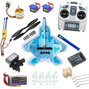 SU27 / F22 RC Plane Complete Set