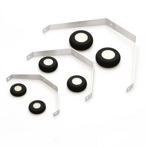 Aluminum Landing Gear with Sponge Wheels for RC Plane