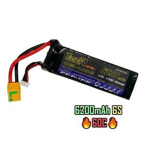 6200mAh Tiger 6S 22.2v 60C Lipo Battery